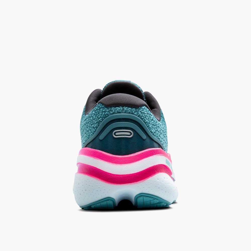 Chaussures Running Route Brooks Ghost Max 2 Bleu Rose Turquoise Clair Femme | SUJ-0740786